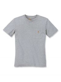 Carhartt Damen Pocket T-Shirt Hellgrau